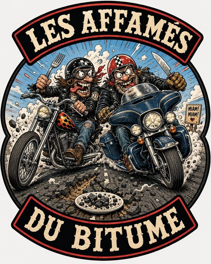 Écusson Les Affamés du Bitume